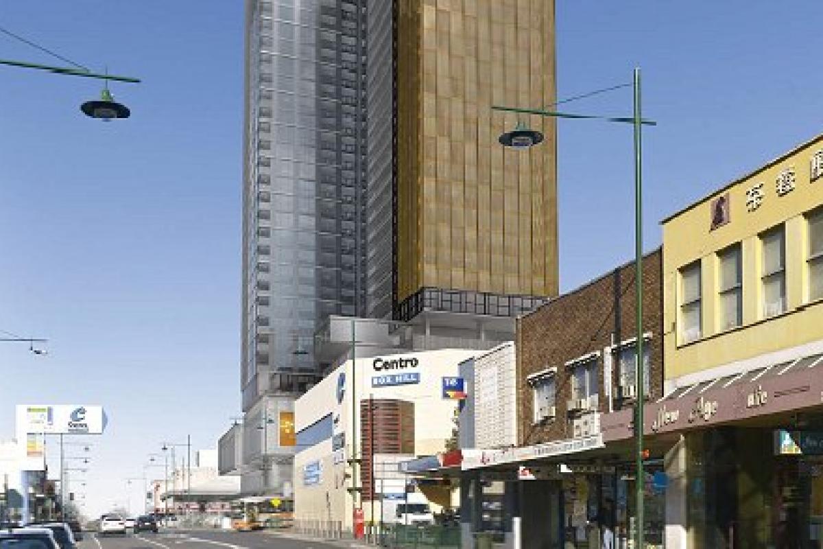 Suburban Melbourne's tallest proposal redefined Suburban Melbourne's tallest proposal redefined