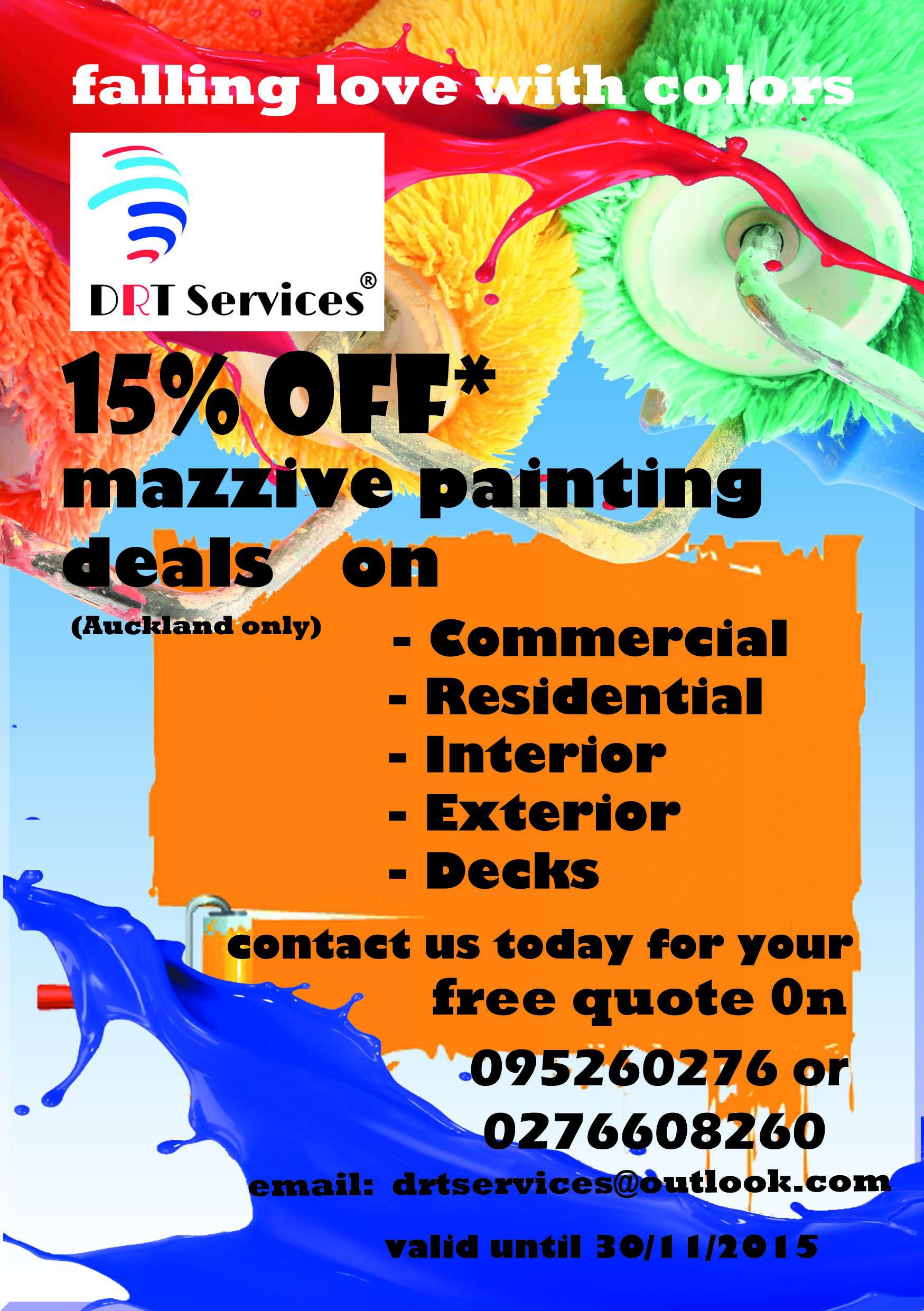 15% off painting