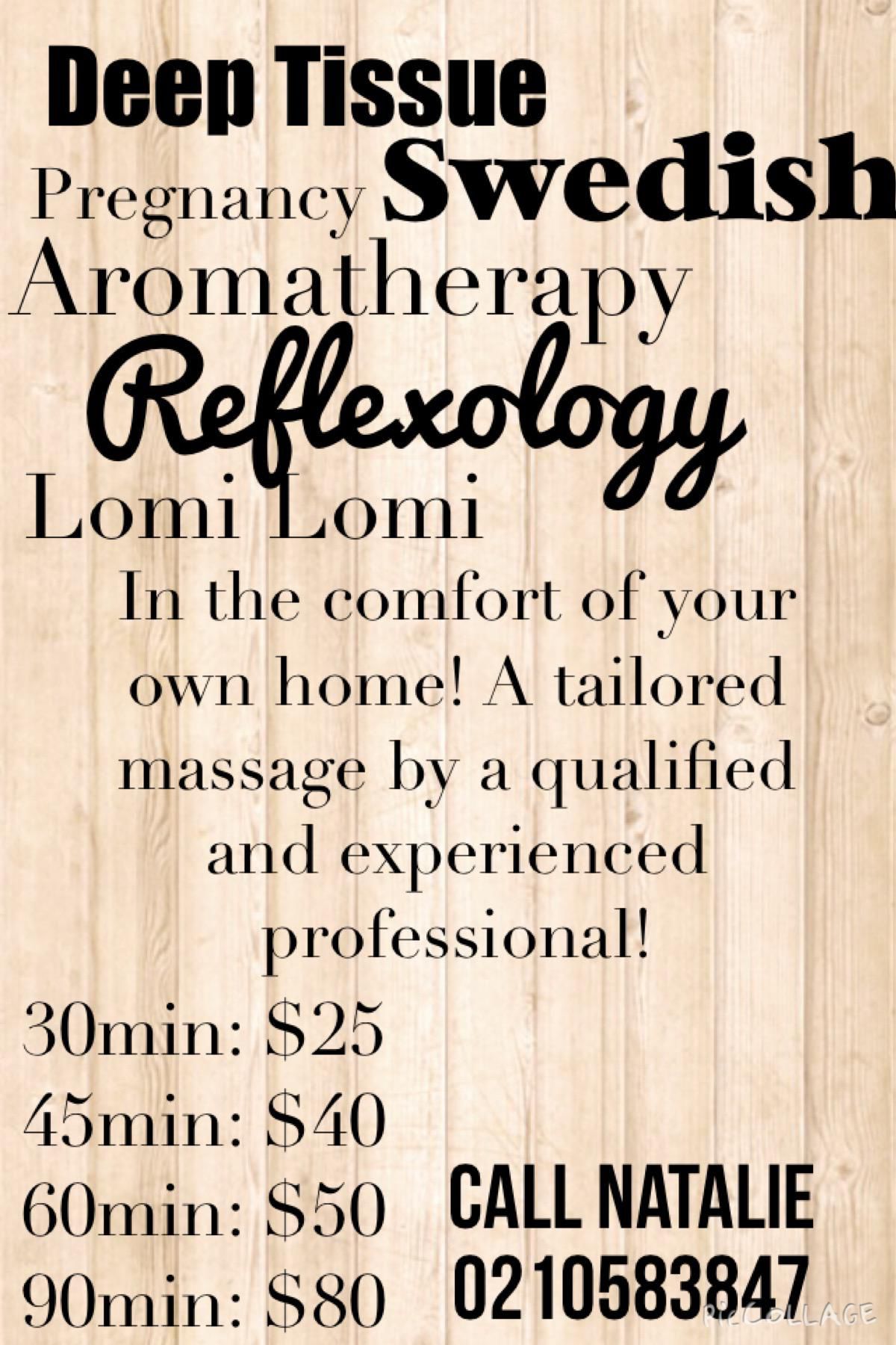 Professional Massage wherever you are