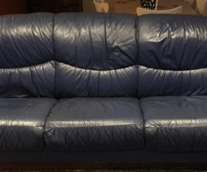 3 Seater Leather Couch