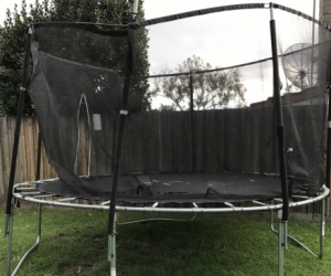 Large trampoline (not suitable for jumping)