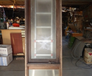 Bathroom casement window