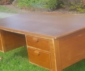 Timber Study Desk