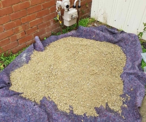 Crushed rock