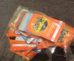 Big bag of Woolworths ancient & movie stars cards