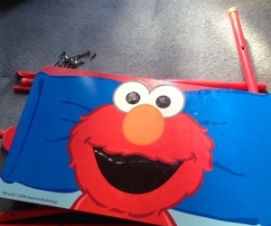 Free elmo toddler bed