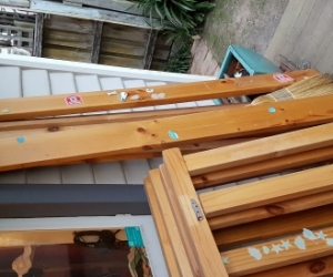 2 Single bed frames (Wooden)
