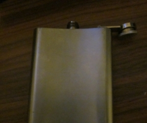 Free delivery, hip flask.