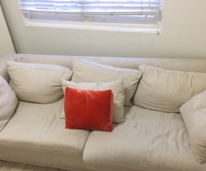 3 SEATER FREE LINEN COUCH