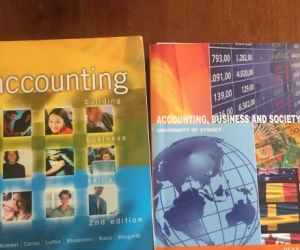 Accounting textbooks