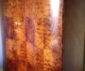 Solid wood wardrobe