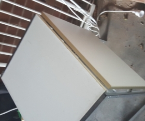 White ikea drop leaf table