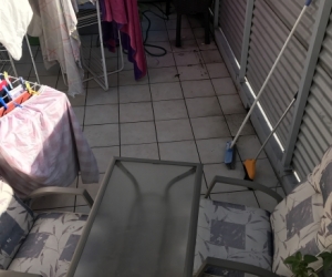 Set of garden table and chairs