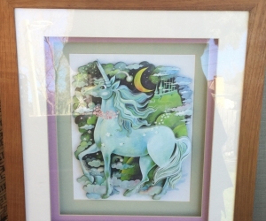Framed Unicorn - Paper Tolle