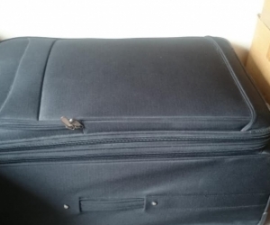 Large black suitcase