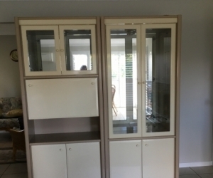 Two Display cabinets