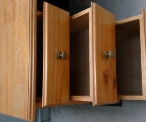 Large timber desk