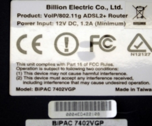 Wireless Router - Billion brand