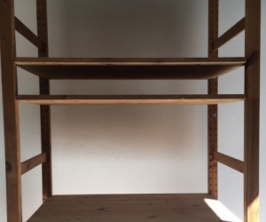 Timber shelves
