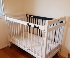 Wooden cot