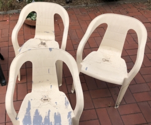 x5 plastic outdoor chairs