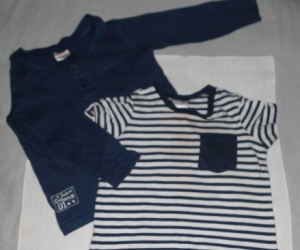 navy blue/strip t-shirt