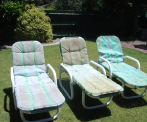 Set of 3 loungers