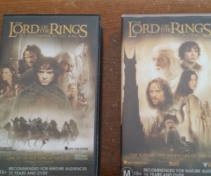 Lord of the Rings VHS - FOTR & TTT