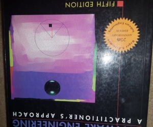 Text book: Software Engineering, A Practitioner's Approach. 5th Ed