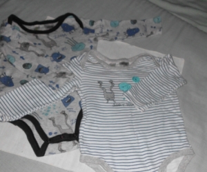 striped/moster jumpsuits
