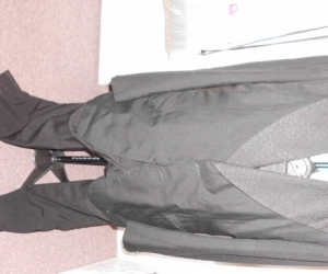 BLACK CUSTOM MADE SUIT MENS