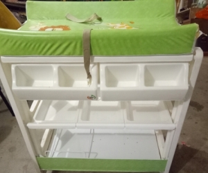 Used Baby change table and bath tub