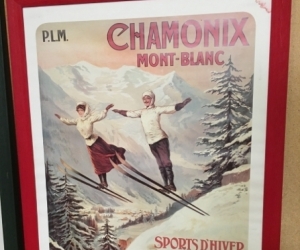 2x Framed retro posters