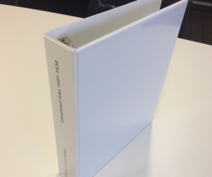 40 x A4 Ring Binders 38mm White