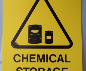 Chemical Storage Area - Safety Sign - 60x45cm