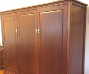Oak storage cabinet