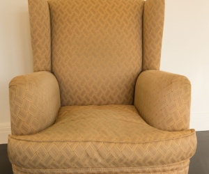 Wingback armchair
