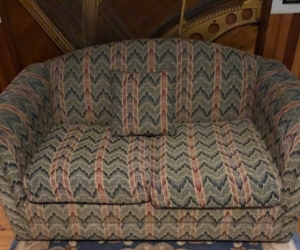 Couch (Twin Seater) and an internal single bed and mattress
