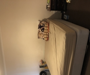 King size bed and mattress