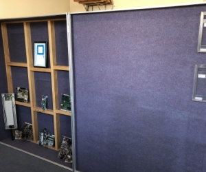 Lockable Trade Show Display Case.