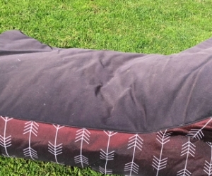 Outdoor beanbag lounge