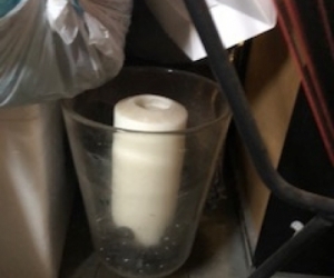 Hurricane Lamp - Glass