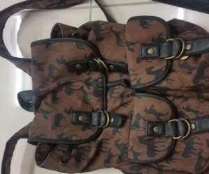 Horse print backpack