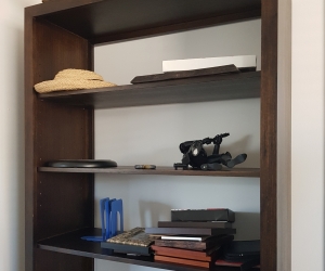 Victorian ash bookshelf
