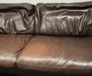 X2 leather couches