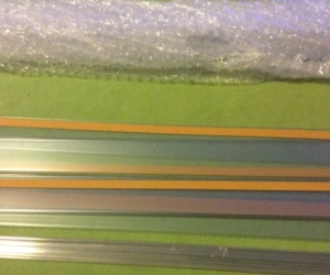 Adhesive Shelf strips 1200mm x 40mm clear