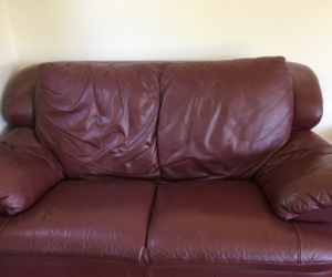 2 Seater Leather Couch