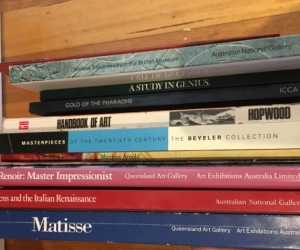 Art exhibition catalogues/books