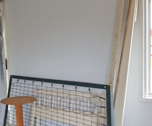 Single wooden bed frame