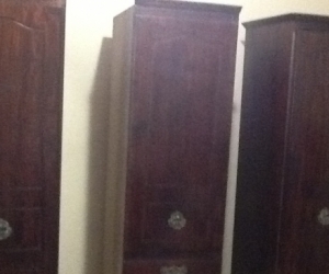 Wardrobe 3 Piece Classic Mahogany Colour